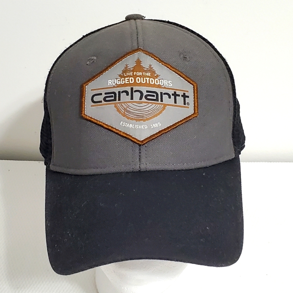 Carhartt Mens Bear Lake Cap Black Gray